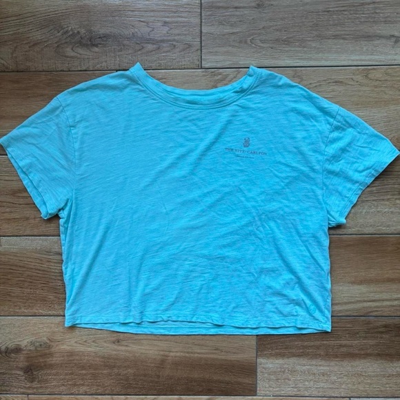 Blue Crop Top - Picture 1 of 4